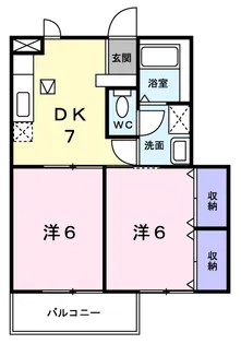 リヴィエールⅠ【1階】の間取り