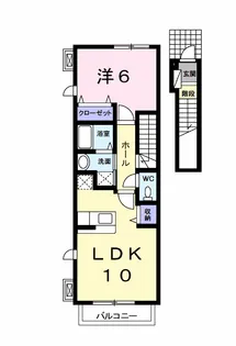 トライム(TRYM)【2階】の間取り