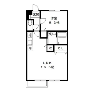 さくら【C101号室】の間取り