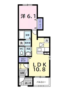 サンリット パレス【1階】の間取り