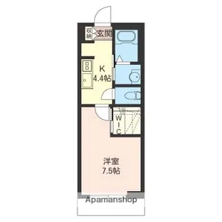 パシフィック リム【203号室】の間取り