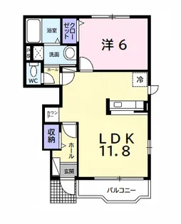 プリモディーネ Ⅱ【1階】の間取り