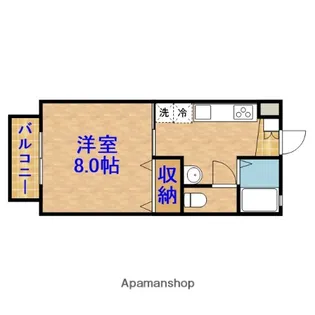 サンヴェール下永吉【1階】の間取り