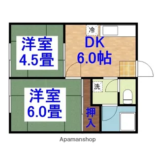 広川ハイツA棟【101号室】の間取り