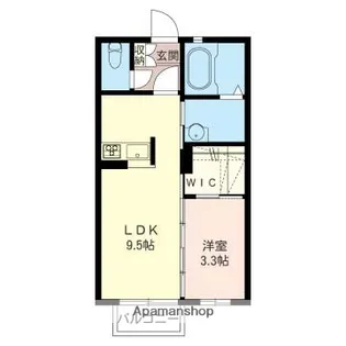 カナレット【110号室】の間取り