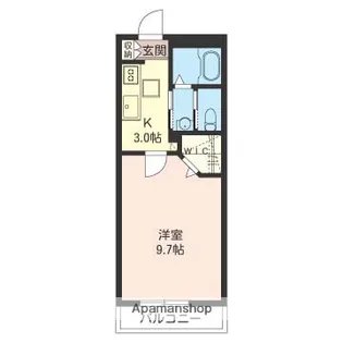 ラ ルーチェ【202号室】の間取り