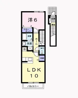 サニーブリーゼ【2階】の間取り