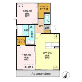 COMFORTIA【3階】の間取り