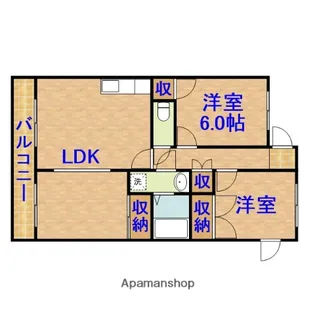 パストラルハウス姉崎【101号室】の間取り
