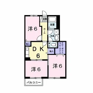 サンエステート【1階】の間取り
