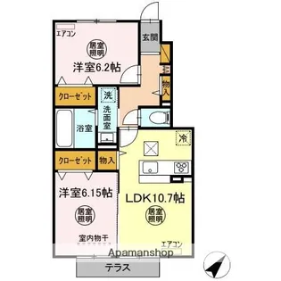 月うさぎ 弐【1階】の間取り