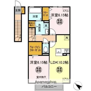 月うさぎ 参【2階】の間取り