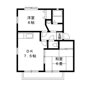 サンガーデン市原 B棟【102号室号室】の間取り