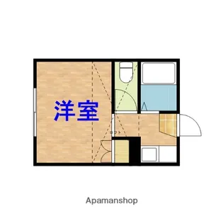 ウイング八幡【207号室】の間取り