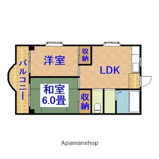 レジデンス伊藤【203号室】の間取り