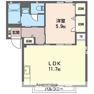 MKコーポ【2階】の間取り