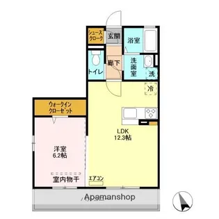 千葉県千葉市緑区あすみが丘2丁目【アパート】の間取り