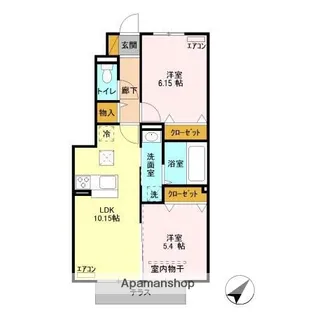 カーサマレ【1階】の間取り
