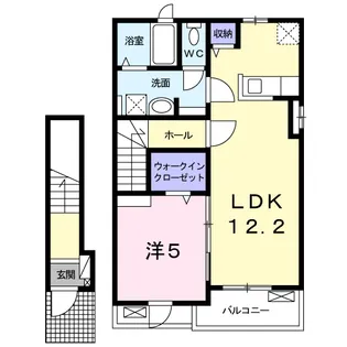 リルシア【2階】の間取り