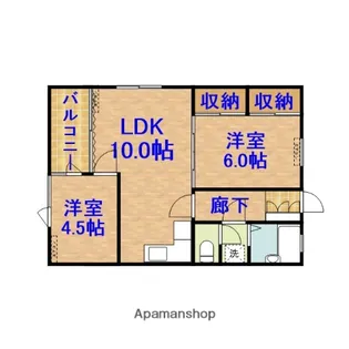 リバーサイドヒルズヤマダ【1階】の間取り