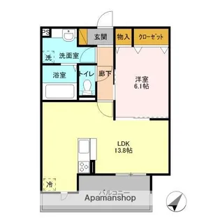 ベラヴィスタ蘇我【1階】の間取り