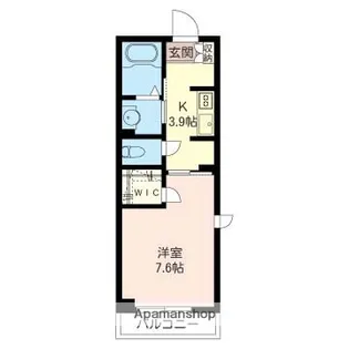 ルナリア【201号室】の間取り