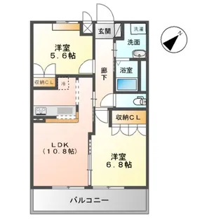グラン・ウッドA【2階】の間取り