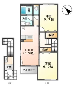 ブランピア【2階】の間取り