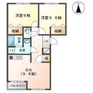 シティルミナスⅡ【2階】の間取り
