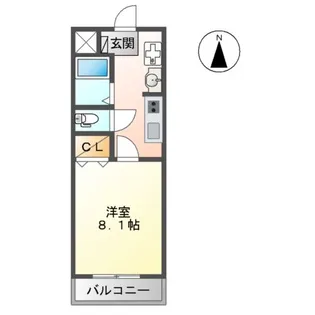シティルミナス【1階】の間取り