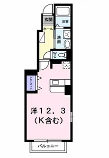 プリートボニータⅡ【1階】の間取り