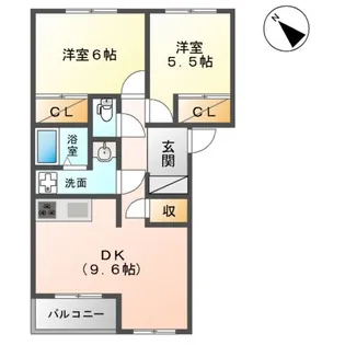 シティルミナスⅤ【2階】の間取り