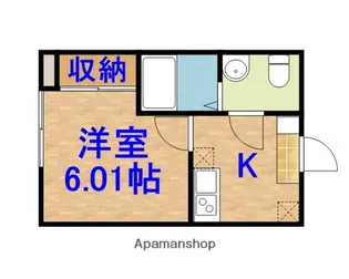 BRIX葛城【2階】の間取り