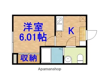BRIX葛城【2階】の間取り