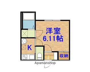 BRIX葛城【1階】の間取り