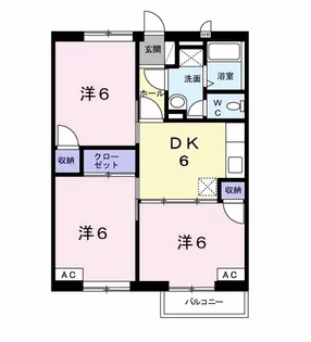 サンマリーナ【2階】の間取り