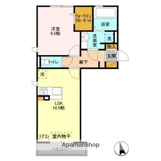 SANTO ARROZAL Ⅰ【3階】の間取り