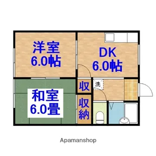 グランシエラ下永吉 B棟【2階】の間取り