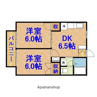 シルクTUKASAⅢ【2階】の間取り
