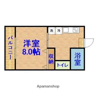 メゾン・ド・ベルD【2階】の間取り
