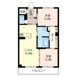 PRESTIGE(プレステージ)【2階】の間取り