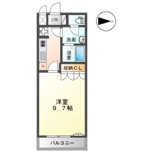 ロン・ボヌール【2階】の間取り