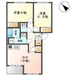 グランディール【1階】の間取り