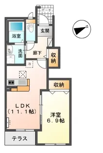 HAPPINESS【1階】の間取り