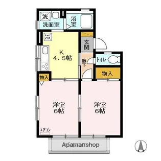 NJ・COURT【2階】の間取り