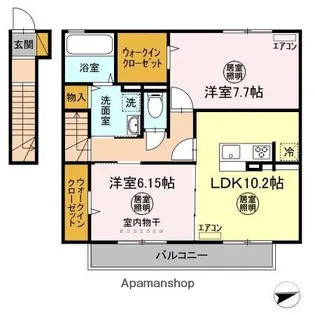 ROUTE297【2階】の間取り