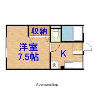 シティハイムアート新茂原【102号室】の間取り
