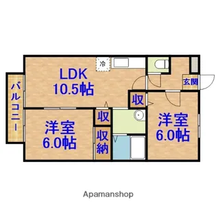 COZY・HOUSE・SOGA(コージーハウスソガ)【2階】の間取り