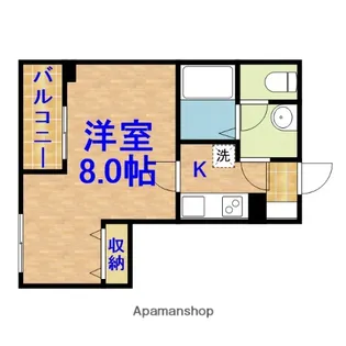 ラルーチェ【302号室】の間取り