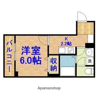 ラルーチェ【205号室】の間取り